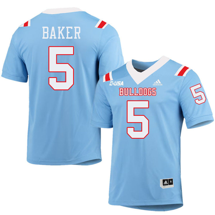 Blake Baker Louisiana Tech Jersey,LA Tech Bulldogs Football Jerseys,Uniforms,Gears-Light Blue